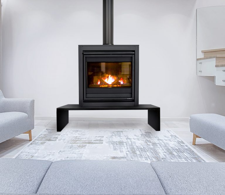 Fireplace on Indoor Temperature Control