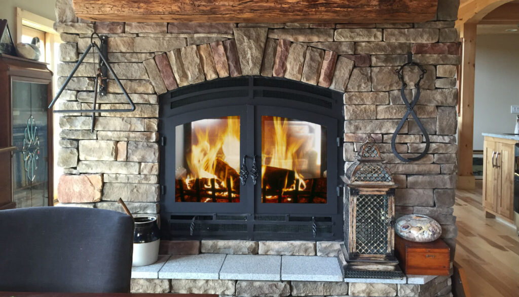 Double-Sided or See-Through Fireplaces