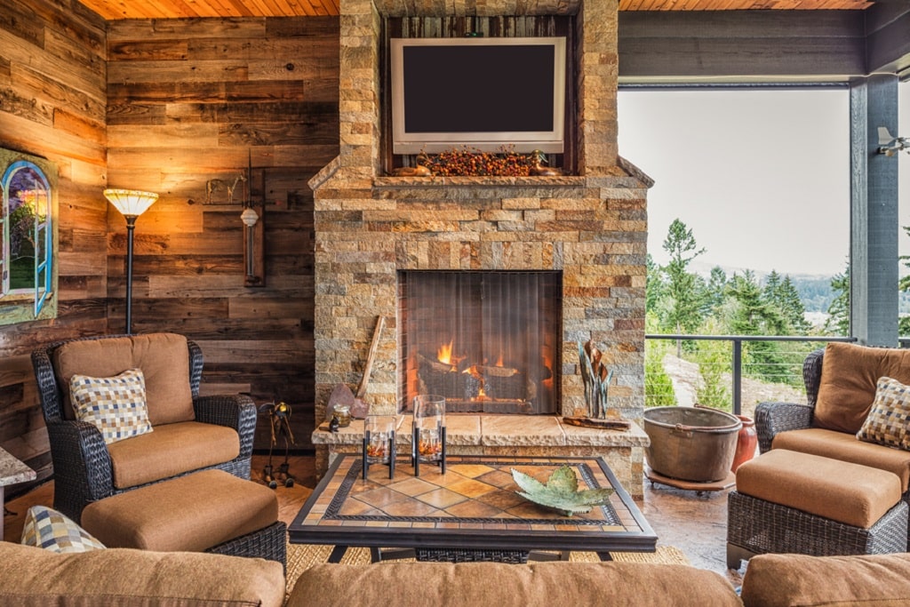 Stone Surrounds for a Rustic or Traditional Feel